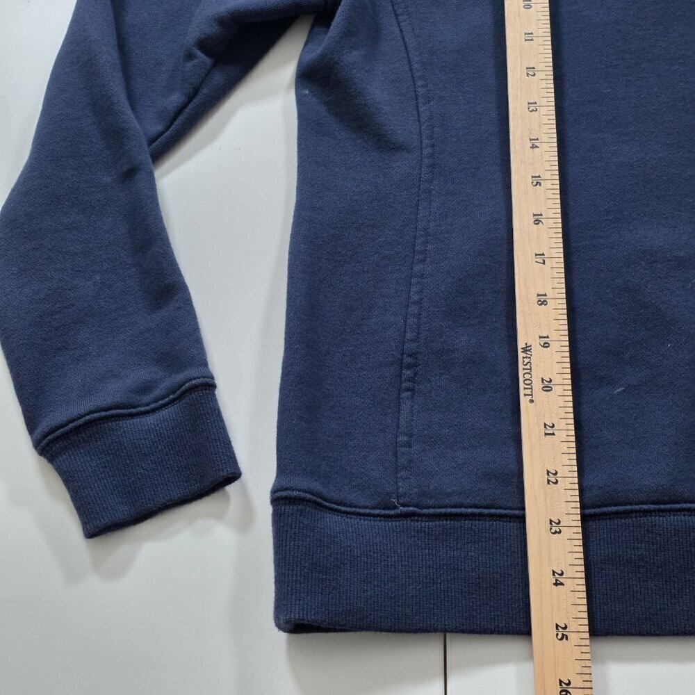 Vineyard Vines Polo Sweater Women S Navy LS 1/4 Zip Mock Neck Cotton Preppy Boho - Picture 9 of 15